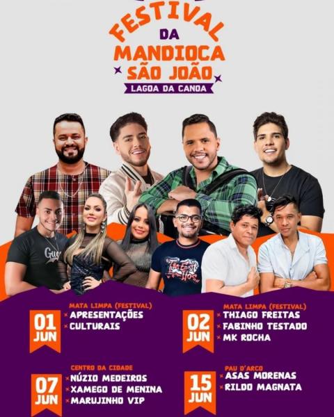 Thiago Freitas, Fabinho Testado e MK Rocha - Festival da Mandioca