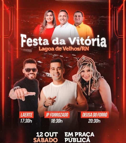 Laerte, JP Forrozado e Deusa do Forró - Festa da Vitória