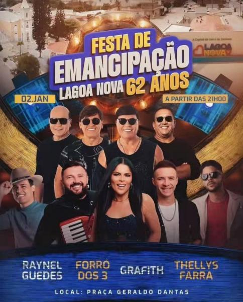 Forró dos 3, Raynel Guedes, Grafith e Thellys Farra