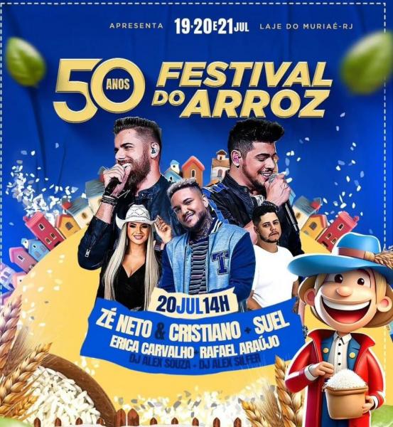 Zé Neto & Cristiano, Suel, Erica Carvalho, Rafael Araújo, Dj Alex Souza e Dj Alex Silfer - 50º Festival do Arroz 2024