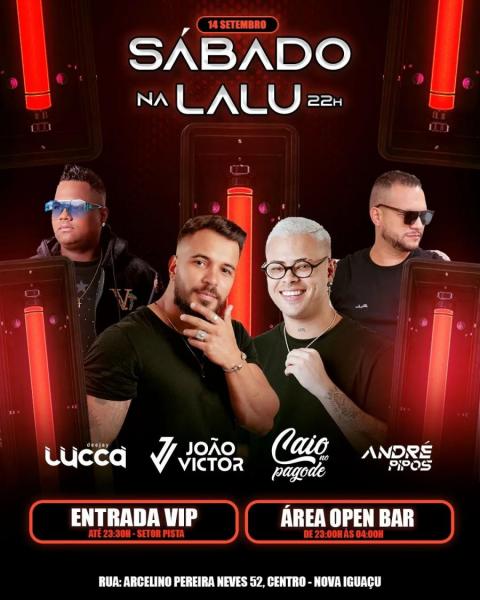 João Victor, Caio no Pagode, André Pipos e Lucca - Sábado na Lalu