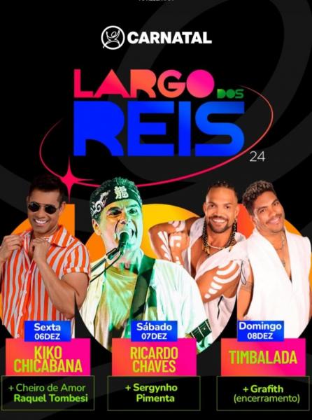 Kiko Chicabana , Cheiro de Amor e Raquel Tombesi - Largo dos Reis
