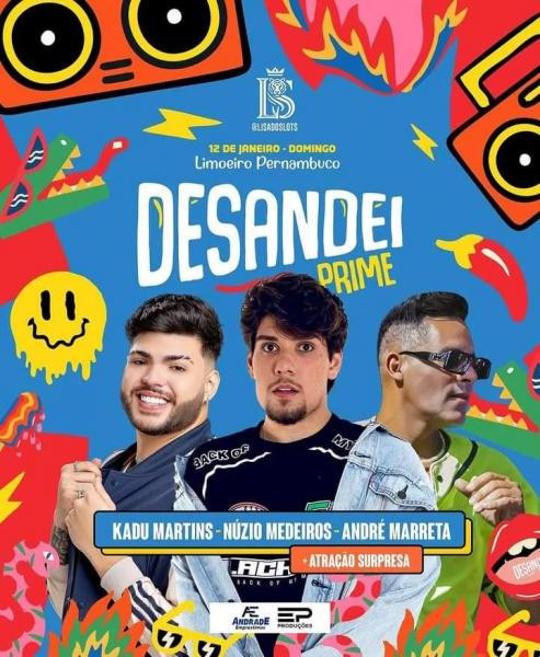 Núzio Medeiros, Kadu Martins e André Marreta - Desandei Prime