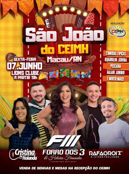 Forró dos 3, Cristina de Holanda e Rafaoroiz & VJ dos Teclados - São João do CEIMH