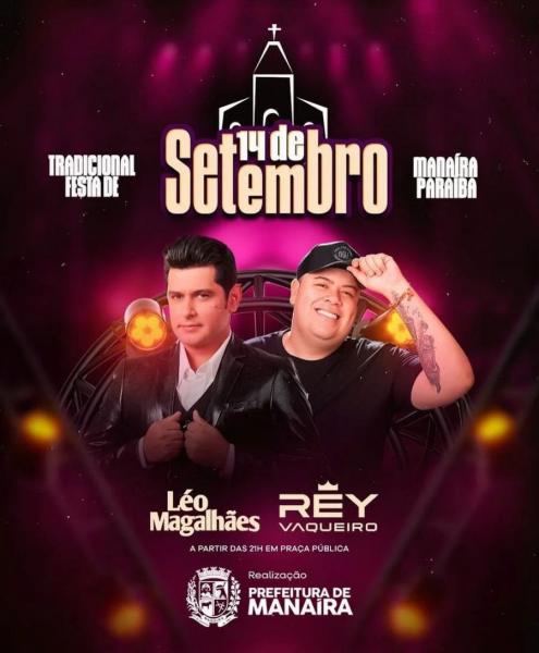 Rey Vaqueiro e Léo Magalhães - Festa de 14 de Setembro