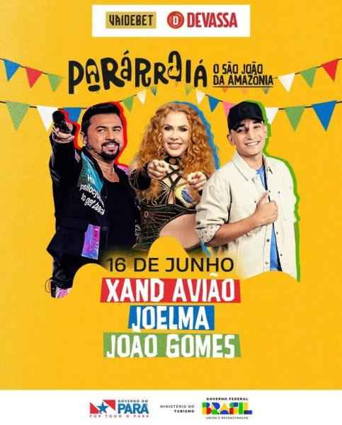 Xand Avião, Joelma e João Gomes - Parárraiá