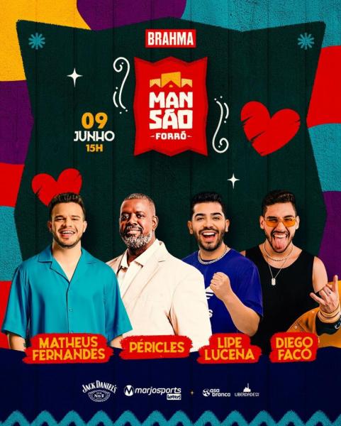 Diego Facó, Matheus Fernandes, Péricles e Lipe Lucena