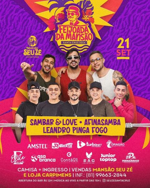 Sambar & Love, Afinasamba e Leandro Pinga Fogo - Feijoada da Mansão