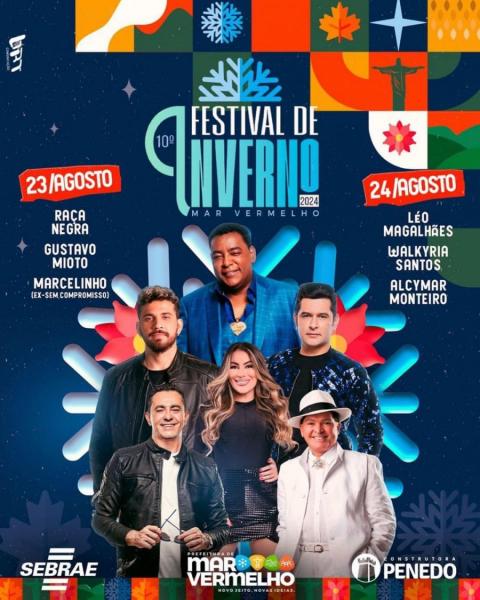 Léo Magalhães, Wakyria Santos e Alcymar Monteiro - 10º Festival de Inverno