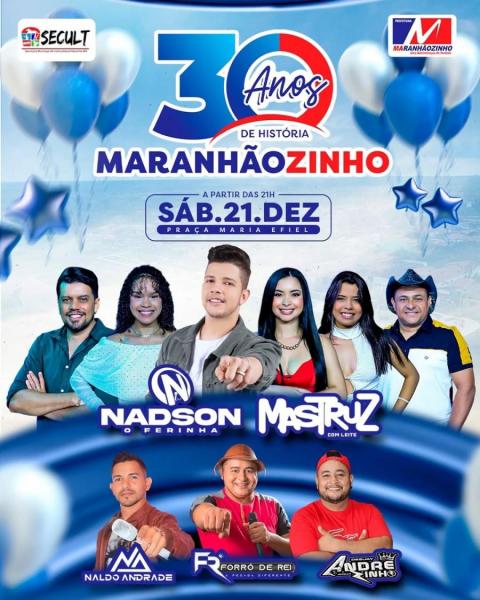 Nadson O Ferinha, Mastruz com Leite, Naldo Andrade, Forró de Rei e Andrézinho