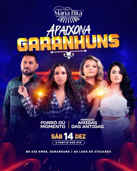 Forró Du Momento e Forrozão Amigas das Antigas - Apaixona Garanhuns