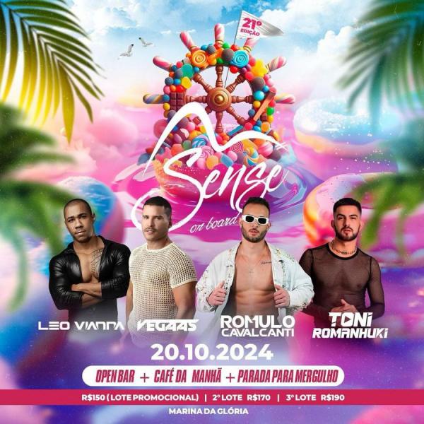 Romulo Cavalcanti, Toni Romanhuki, Vagaas e Leo Vianna - 21ª Sense on Board 2024