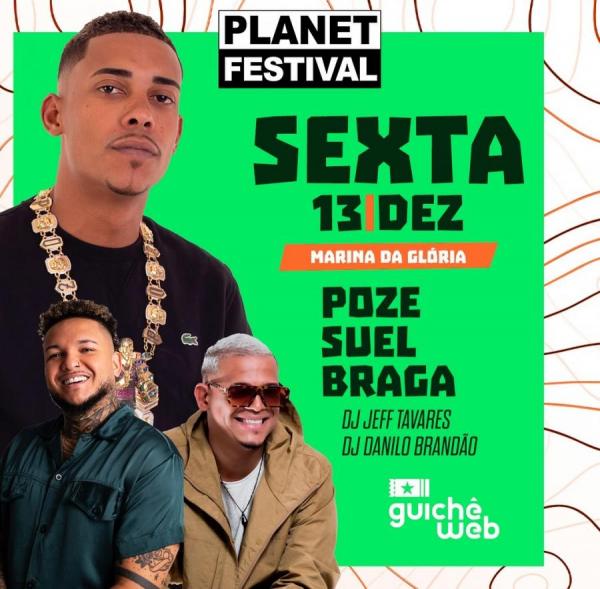 Poze, Suel, Braga, Dj Jeff Tavares e Dj Danilo Brandão - Planet Festival 2024