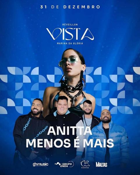 Anitta e Menos é Mais - Réveillon Vista 2025