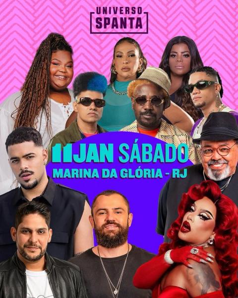 Gloria Groove, Jorge e Mateus, Pedro Sampaio, Àttøøxxá, Jorge Aragão, Roda de Funk com MC Carol, Tati Quebra Barraco e Valesca Popozuda - Universo Spanta