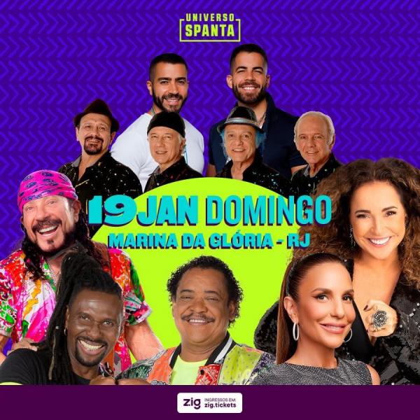 Bell Marques, Ivete Sangalo, Daniela Mercury, Armandinho, Dodô e Osmar e Rafa & Pipo Marques - Universo Spanta