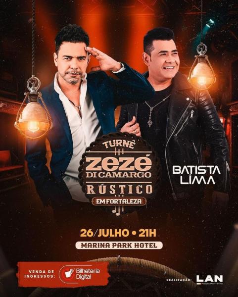 Zezé Di Camargo e Baista Lima - Rústico em Fortaleza