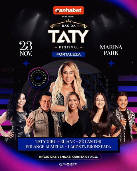 Taty Girl, Eliane, Zé Cantor, Solange Almeida e Lagosta Bronzeada - Baú da Taty
