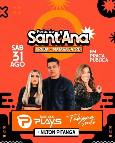 Forró dos Plays e Fabiana Souto - Festa de Sant´Ana