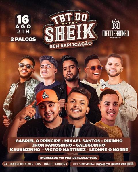 Gabriel O Príncipe, Mikael Santos, Rikinho, Jhon FAmosinho, Galeguinho, Kauanzinho, Victor Martinez e Leonne O Nobre - TBT do Sheik - Sem Explicação