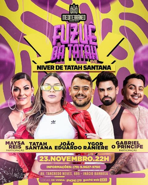 Tatah Santana, Maysa Reis, João Eduardo, Ygor Raniere e Gabriel O Príncipe - Fuzuê da Tatah