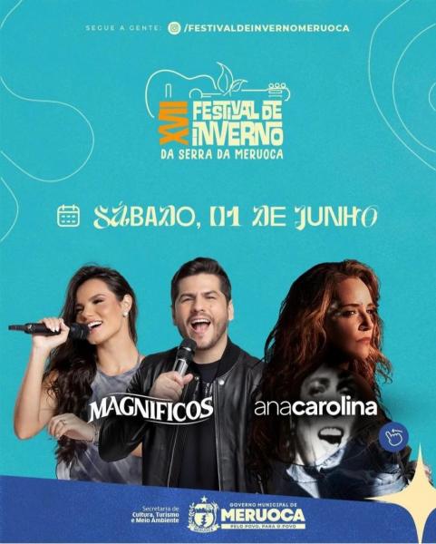 Magníficos e Ana Carolina - XII Festival de Inverno da Serra da Meuoca