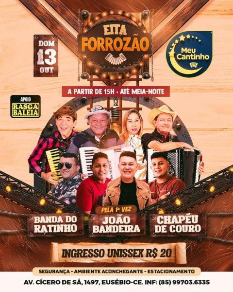 Banda do Ratinho, João Bandeira e Chapéu de Couro - Eita Forrozão