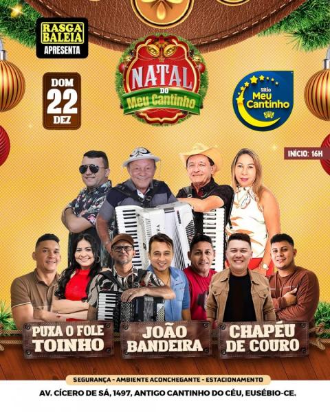 João Bandeira, Puxe o Fole Toinho e Chapéu de Couro - Natal do Meu Cantinho