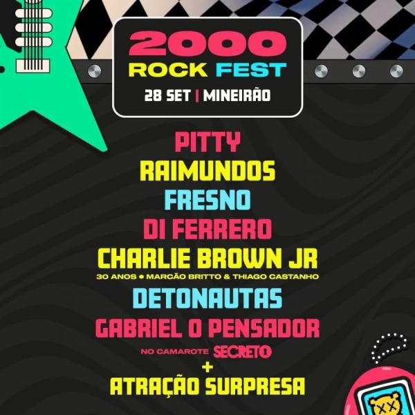 Pitty, Raimundos, Fresno, Di Ferrero, Charlie Brown Jr, Detonautas e Gabriel O Pensador - 2000 Rock Fest