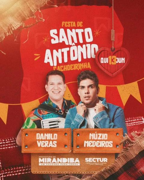 Danilo Veras e Núzio Medeiros - Festa de Santo Antônio