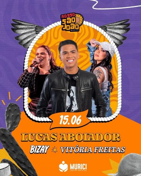 Lucas Aboiador, Bizay e Vitória Freitas