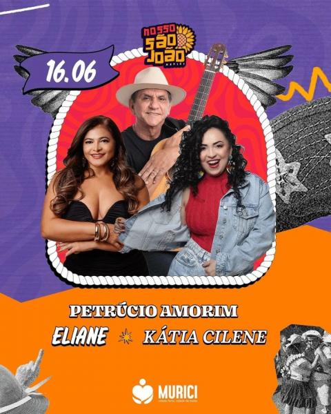 Petrúcio Amorim, Eliane e Kátia Cilene