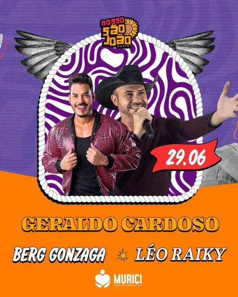 Geraldo Cardoso, Berg Gonzaga e Léo Raiky
