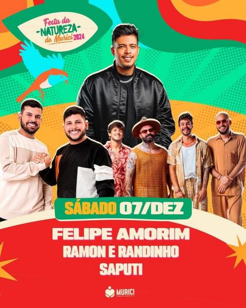 Felipe Amorim, Ramon & Randinho e Saputi - Festa da Natureza de Murici 2024