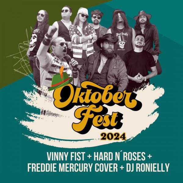 Vinny Fist, Hard N´Roses, Freddie Mercury Cover e Dj Ronielly - Oktoberfest Sr. Brauhaus 2024