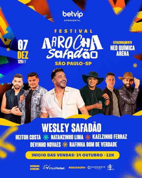 Wesley Safadão, Heitor Costa, Natanzinho Lima, Kalezinho Ferraz, Devinho Novaes e Rafinha O Bom de Verdade - Arrocha Safadão