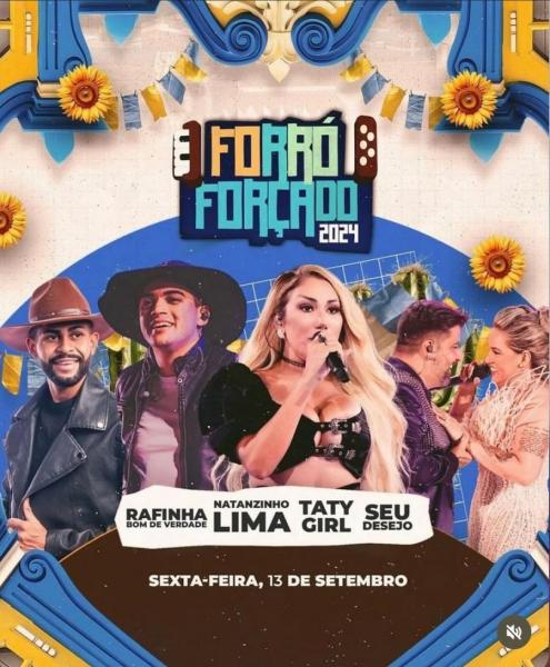 Natanzinho Lima, Taty Girl, Seu Desejo e Rafinho Bom de Verdade - Forró Forçado 2024