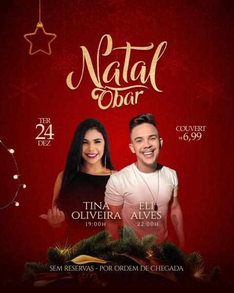 Tina OIliveira e Eli Alves - Natal ÔBar