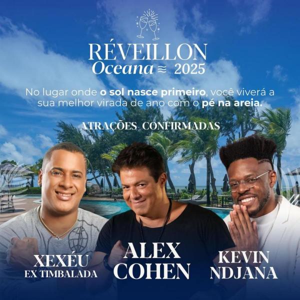 Alex Cohen, Xexéu e Kevin Ndjana - Réveillon Oceana 2025