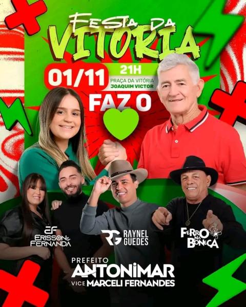 Raynel Guedes, Erisson & Fernanda e Ferro na Boneca - Festa da Vitória