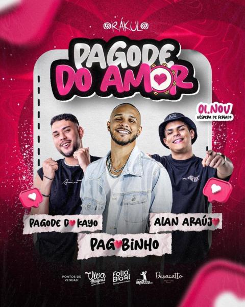 Pagobinho, Pagode do Kayo e Alan Araújo - Pagode do Amor