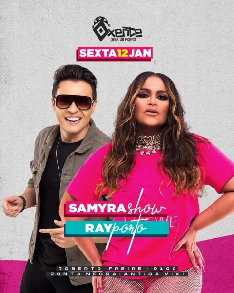 Samyra Show e Ray Porto