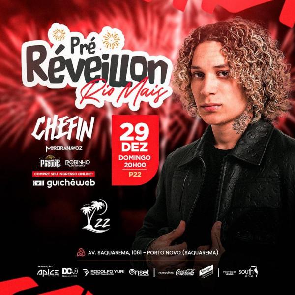 Chefin, Moreia na Voz, Robinho do Camarote e Nosso Nome é Pagode - Pré Réveillon Rio Mais
