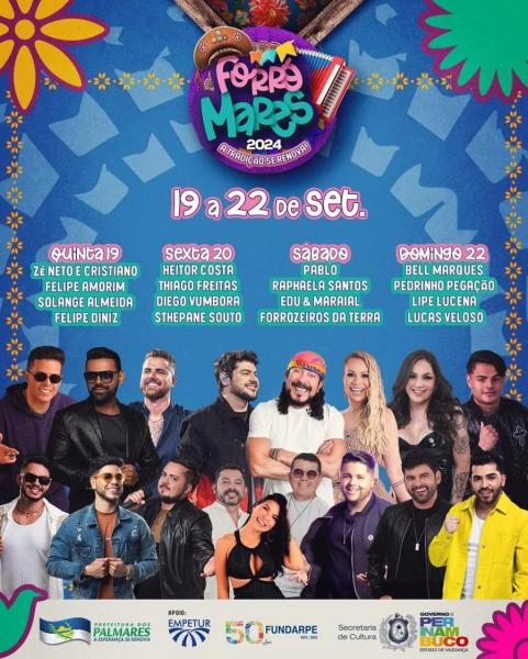 Zé Neto & Cristiano, Felipe Amorim, Solange Almeida e Felipe Diniz - Forró Mares 2024