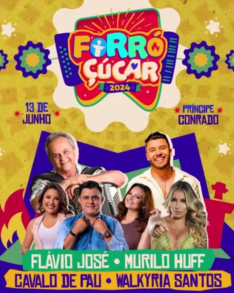 Flávio José, Murilo Huff, Cavalo de Pau e Walkyria Santos - Forró Çúcar 2024