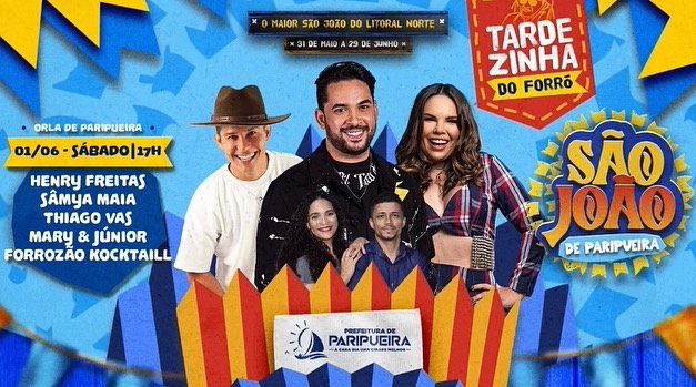 Henry Freitas, Sâmya Maia, Thiago Vas, Mary & Júnior e Forrozão Kocktaill