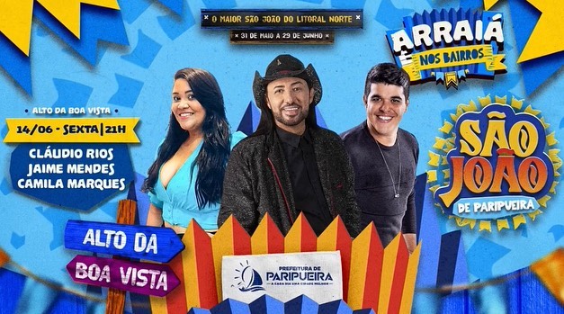 Cláudio Rios, Jaime Mendes e Camila Marques