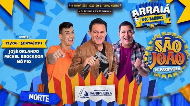 José Orlando, Michel Brocador e Mô Fio