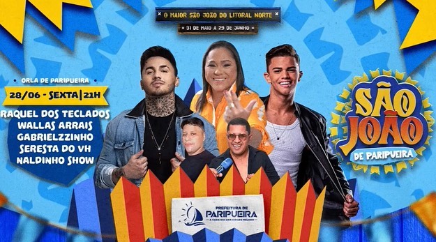 Raquel dos Teclados, Wallas Arrais, Gabrielzinho, Seresta do VH e Naldinho Show