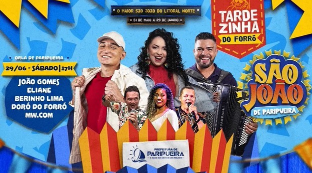 João Gomes, Eliane, Berinho Lima, Doró do Forró e MW.com